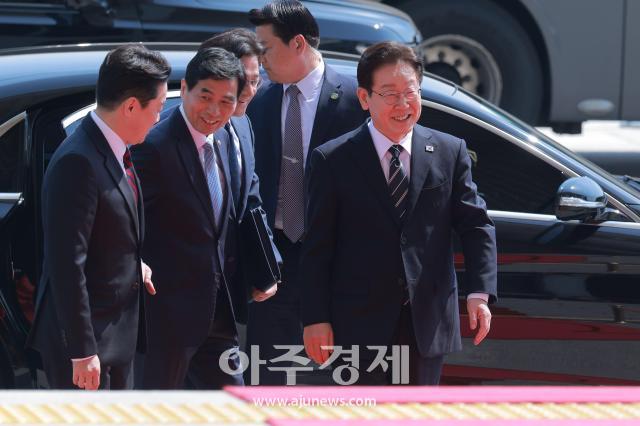 [포토] 국회 도착한 이재명 대통령