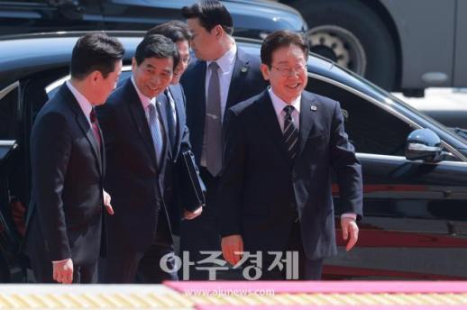 [포토] 국회 도착한 이재명 대통령