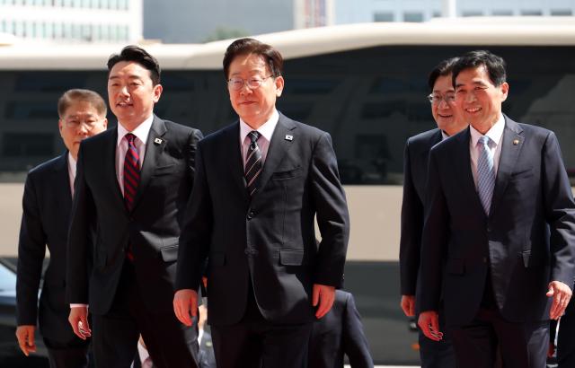 시정 연설 위해 국회 도착한 이재명 대통령 사진연합뉴스