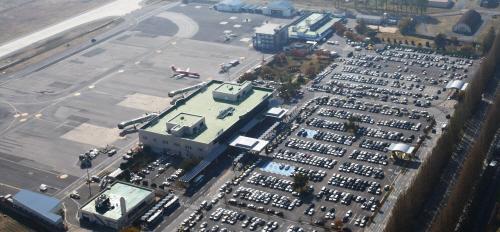 하늘에서 본 광주군공항 모습 사진광주시