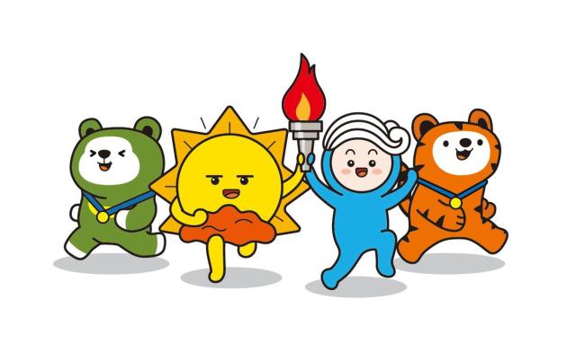 도민체전 마스코트 사진동해시