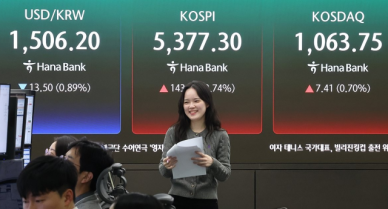 코스피, 호르무즈 해협 개방 기대감에 5370선 상승 마감…외인도 매수 복귀