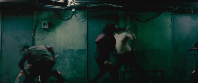 This photo captured from the Youtube channel of Moviekim Highlight show the most famous scene from the movie Old Boy from 2003