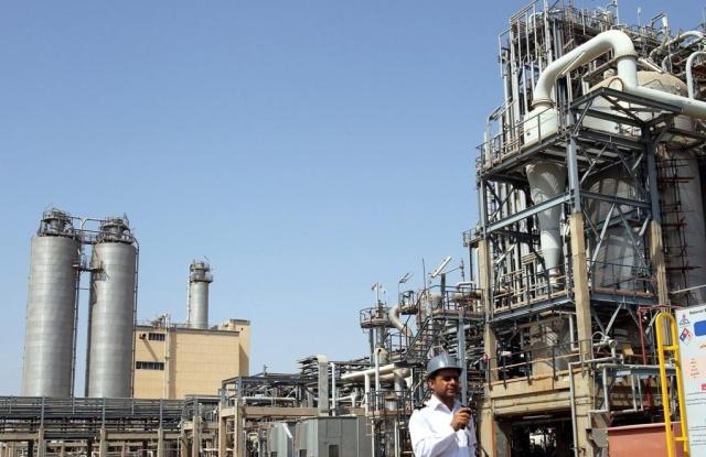 이란 남서부 후제스탄주 마흐샤흐르 석유화학 단지 사진연합뉴스