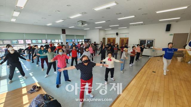 2026년 헬시하트 실버체조단 건강UP사업 운영 모습사진고령군