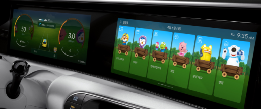 계기판에 뜬 뽀로로…현대차, 디스플레이 캐릭터 테마 3종 출시