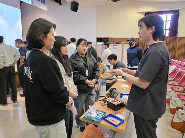 단국대병원 교육 장면지난해 3월