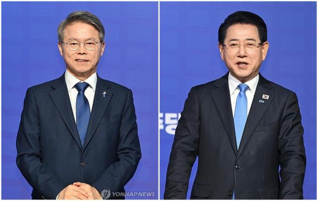 더불어민주당 전남광주통합특별시장 후보인 민형배 김영록 후보 사진연합뉴스