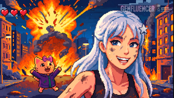 국내 AI 장편 젠플루언서 칸 시리즈 공식 초청 사진무암