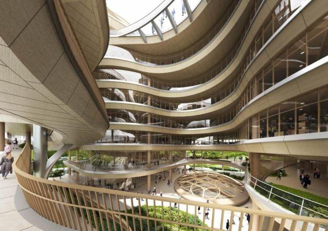 Interior of Hana Dream Town headquarters