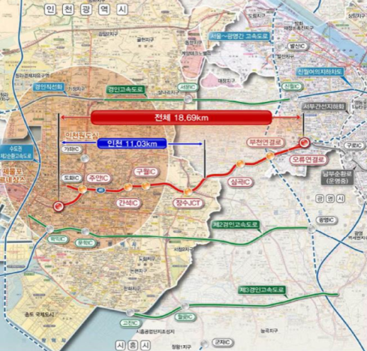 유정복 제4경인고속화도로 사업 순항 중…민자적격성조사 타당성 확보