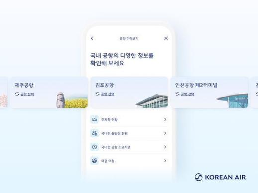 대한항공, 이동·혼잡·도착 안내 서비스 국내 공항 10곳으로 확대