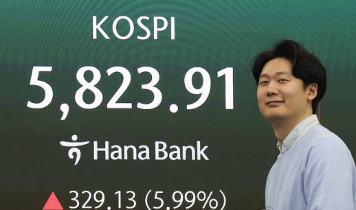 미·이란 휴전 합의에 코스피 5% 급등 출발…매수 사이드카 발동