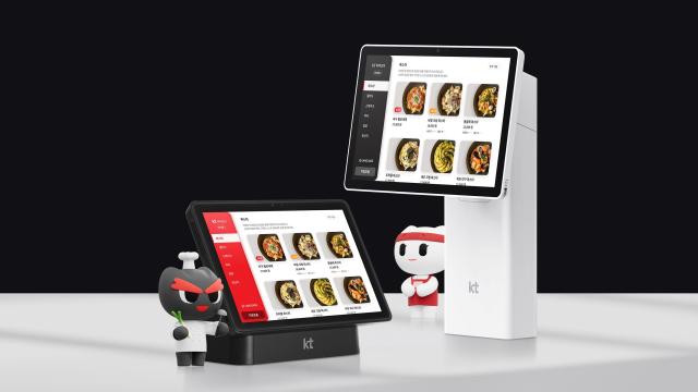 KT가 서비스 중인 테이블오더 제품 하이오더 이미지 사진KT