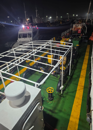 선박용 경유 적발 현장사진관세청