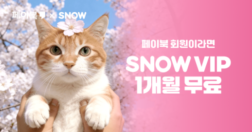 BC카드, AI 카메라 스노우 VIP 무료 이용권 제공