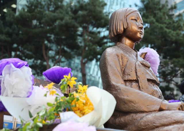Statue honoring wartime sex slavery victims accessible without barricade on Wednesdays