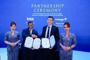[NNA] 말레이시아 항공-비자카드, 마케팅 협력 체결