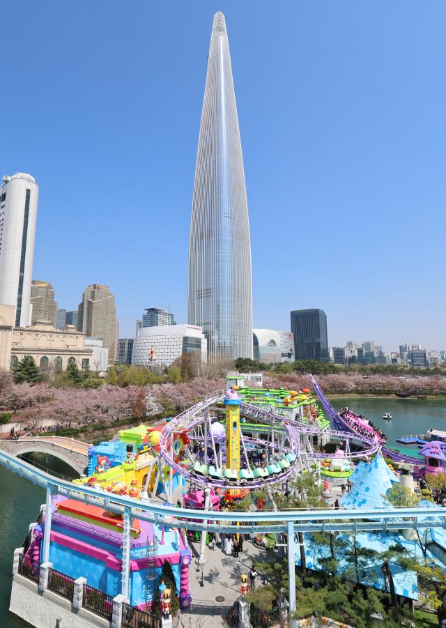 서울 송파구 롯데월드 어드벤처에 새롭게 마련된 메이플 아일랜드 존 사진유대길 기자 dbeorlf123ajunewscom