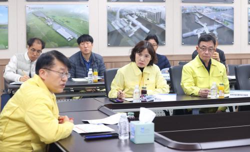 최혜민 광명시장 권한대행, 신안산선 사고 현장 점검