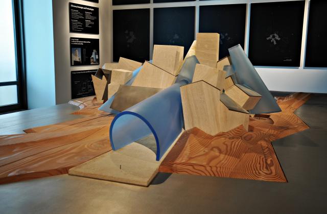 2026년 올해개관예정인 구겐하임 아부다비 모형 사진Wikipedia 