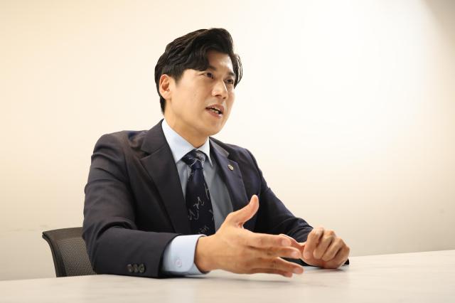 Samuel Chung chairman of the Korean Culture Association speaks about the association’s ongoing fashion shows during an interview with AJP on April 10 2026 AJP Han Jun-gu