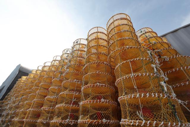 Fishing nets are piled up at Sorae Fish Market in Incheon April 13 2026 AJP Han Jun-gu
