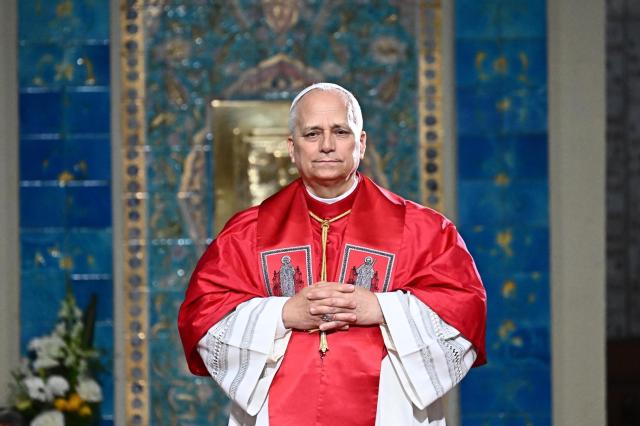 알제리 아프리카 성모 대성당을 방문한 레오 14세 교황 사진EPA 연합뉴스