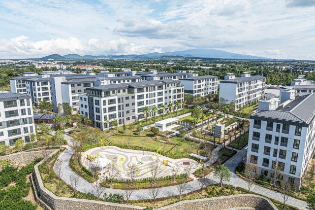 한화포레나 제주에듀시티 단지 전경 사진한화 건설부문