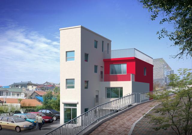 금호동경로당 그린리모델링 투시도 사진속초시