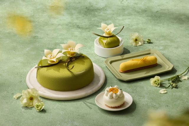 페어몬트 서울 더 아트리움 라운지 봄 시즌 케이크 3종 사진페어몬트 서울