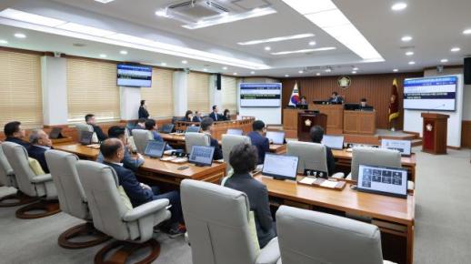 논산시의회, 제9대 마지막 임시회…민생 조례 25건 심의
