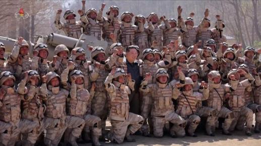 김정은, 김일성 생일에 포사격 참관…금수산궁전 참배 4년째 불참