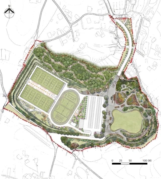논산 다목적 체육공원 조감도사진논산시