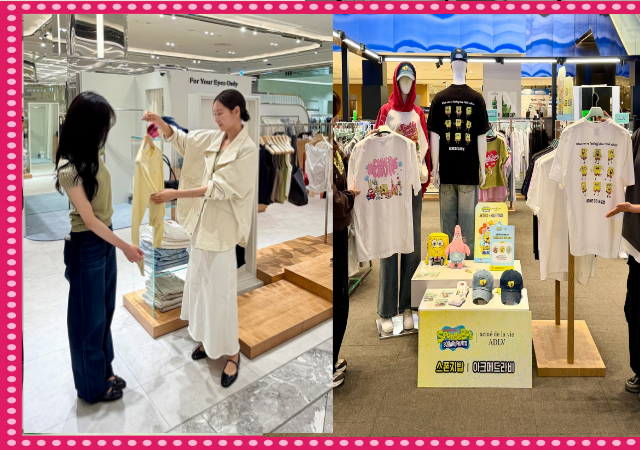 좌측부터 포유어아이즈온니아크메드라비사진신세계 센텀시티