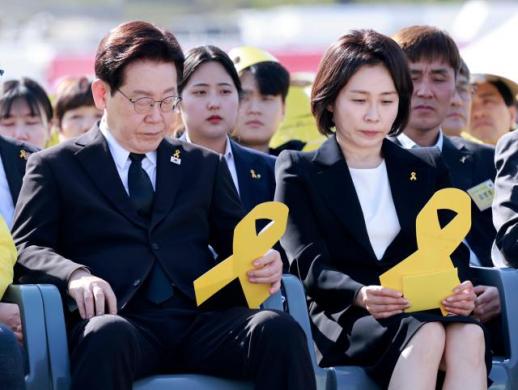 [포토] 세월호 12주기 참석한 이재명 대통령