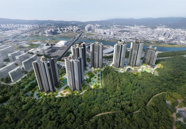 경기광주역 롯데캐슬 시그니처 1단지 주경 조감도 사진롯데건설