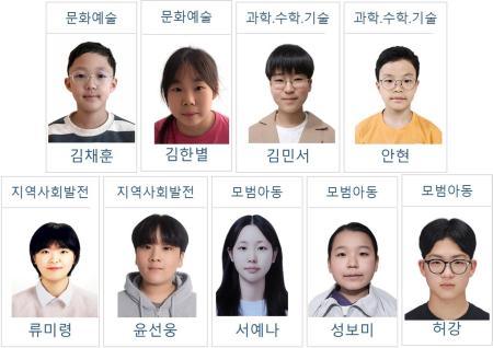 안양시, 2026년 모범아동 9명 선정…어린이날 기념 표창