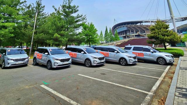 교통약자 이동지원 차량인 이지콜 특장 콜택시사진전주시설공단