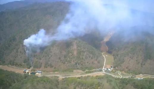 경북 안동 야산서 산불 발생…확산 우려에 대피 권고