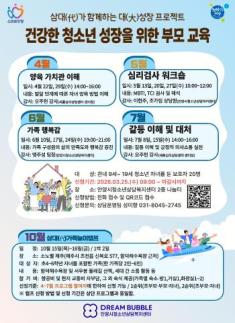 안양시청소년재단, 삼대가 함께하는 대성장 프로젝트 운영