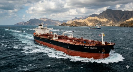 Koreas first tanker slipping past Hormuz on its way home 