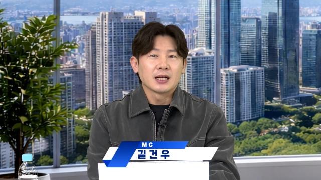 길건우 에프알자산관리 대표가 20일 서울 종로구 ABC 스튜디오에서 ABC 오프닝벨을 진행하고 있다 사진ABC
