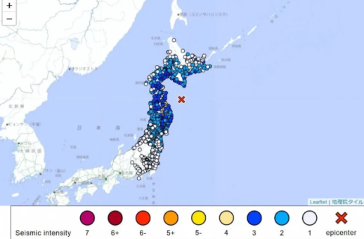 日 산리쿠 해역서 규모 7.7 강진… 되살아난 동일본 대지진 악몽에 韓 산업계 긴장 태세