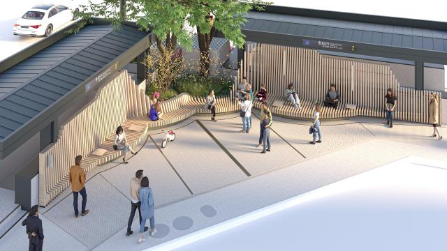 서울시는 종로5가7번 출구와 도봉구 창동역 등지에 만남의 장소 등을 조성해 도시 활력을 불어넣겠다고 21일 밝혔다사진서울시 