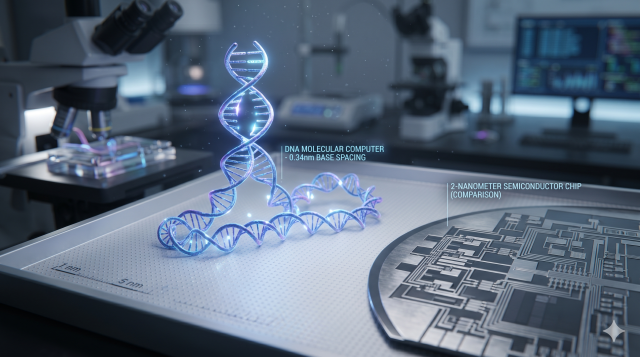 S. Korean researchers develop DNA molecular computer smaller than two nanometer semiconductors