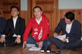 People Power Party chief backs Kim Jin-tae in Yangyang as governor warns of voter anger