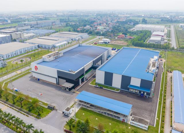 Daesang’s Hai Duong plant in Vietnam, with Plant 1 (left) and Plant 2. [Photo=Daesang]