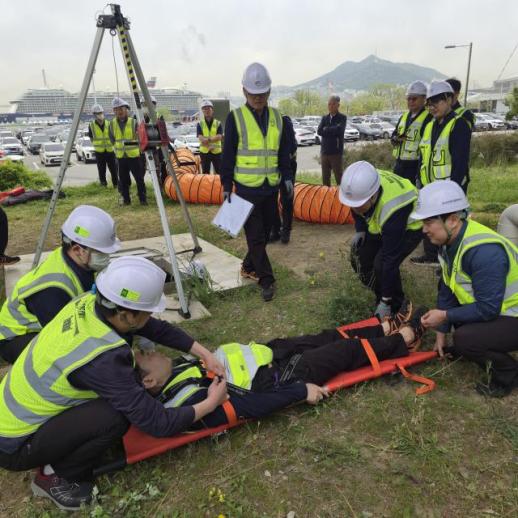 BPA, 몸으로는 안전 머리로는 AI...현장 훈련·국제 워크숍 진행