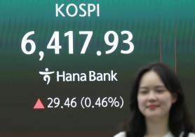 South Korea’s Kospi Closes Above 6,400, Sets Fresh Record a Day After New High